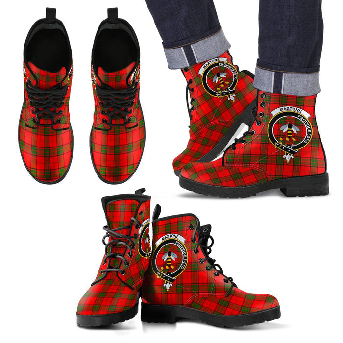 Maxtone Leather Boots Footwear Shoes