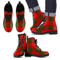 Maxwell Modern Tartan Leather Boots Footwear Shoes