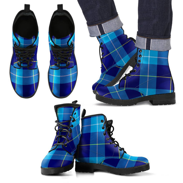 McKerrell Tartan Leather Boots Footwear Shoes