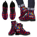 MCLAUGHLIN Tartan Leather Boots Footwear Shoes
