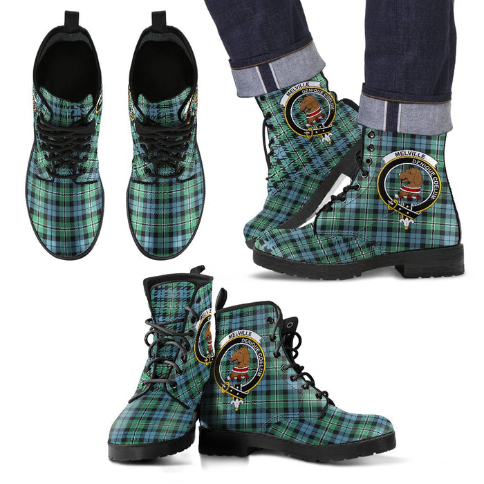 Melville Leather Boots Footwear Shoes