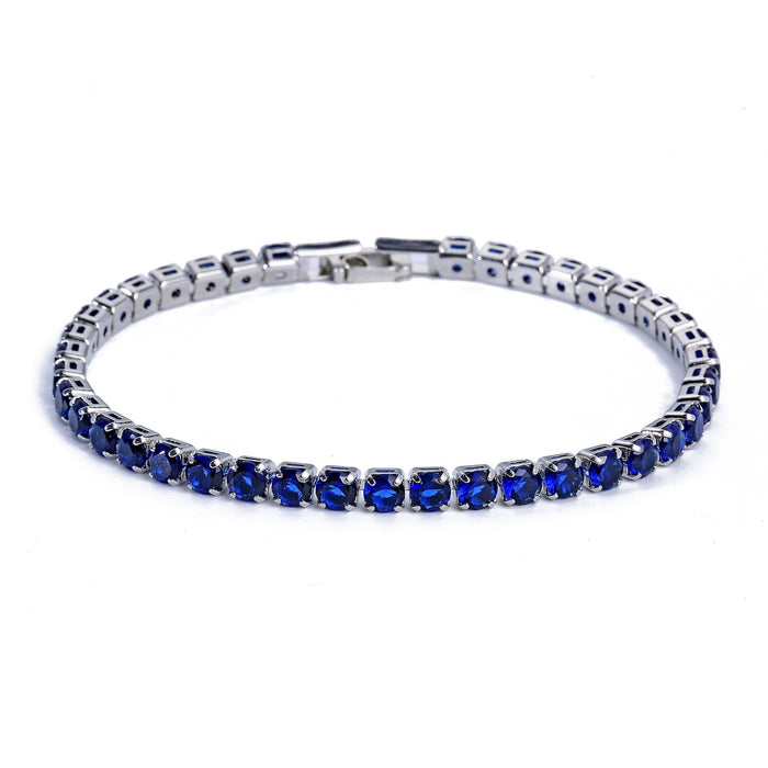 White Gold Blue Diamond -17cm