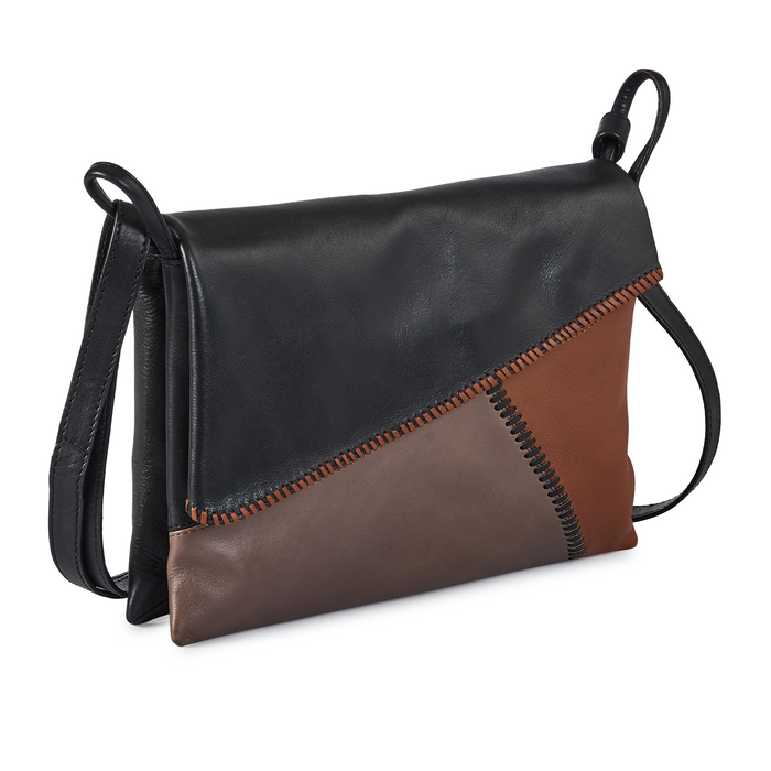 Milo Giorgia Crossbody Bag - Brown/Grey/Buckskin Accessories - Bags - Crossbody - The Heel Shoe Fitters