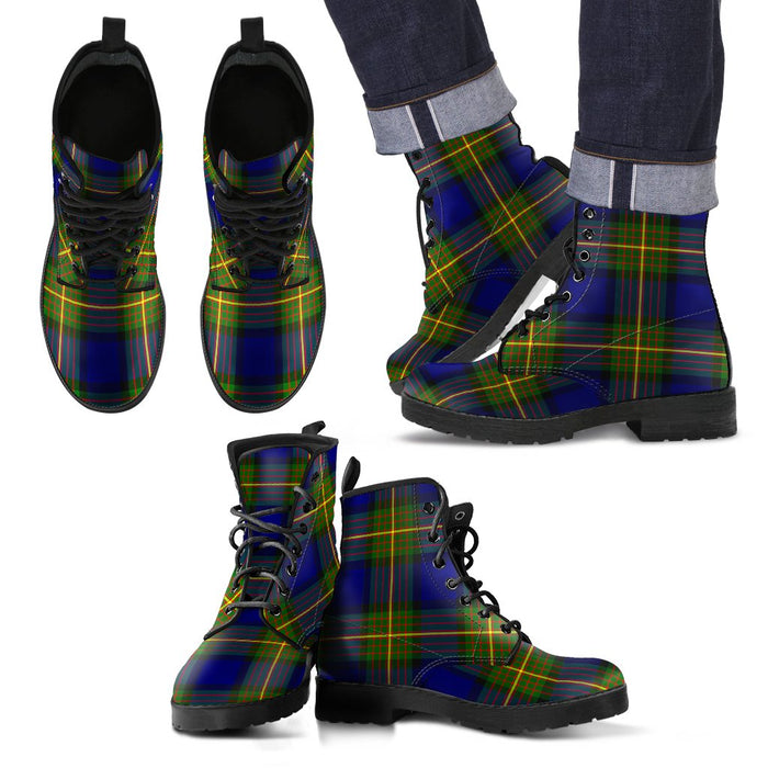 More (Muir) Tartan Leather Boots Footwear Shoes