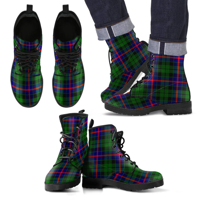 Morrison Modern Tartan Leather Boots Footwear Shoes