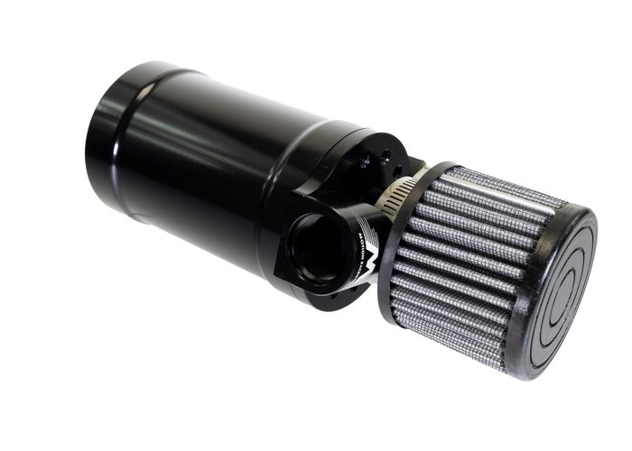 Motion Raceworks Top Loader Billet Internally Baffled Oil Catch Can ( Single 12 AN Port ) - Motion Raceworks