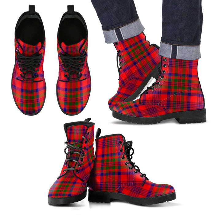 Murray of Tulloch Modern Tartan Leather Boots Footwear Shoes