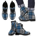 Napier Modern Tartan Leather Boots Footwear Shoes