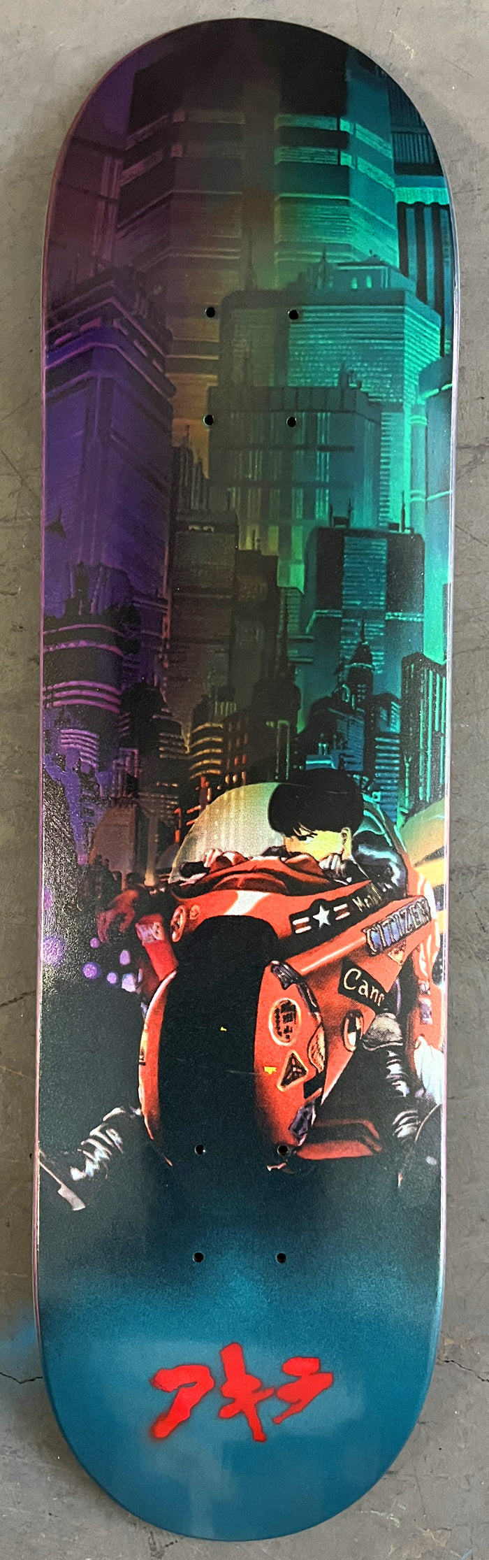 Neo tokyo ANODIZED SPECTRUM METALLIC TEAL 8.25 X 32.25 1 OF 1