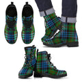 Newlands of Lauriston Tartan Leather Boots Footwear Shoes