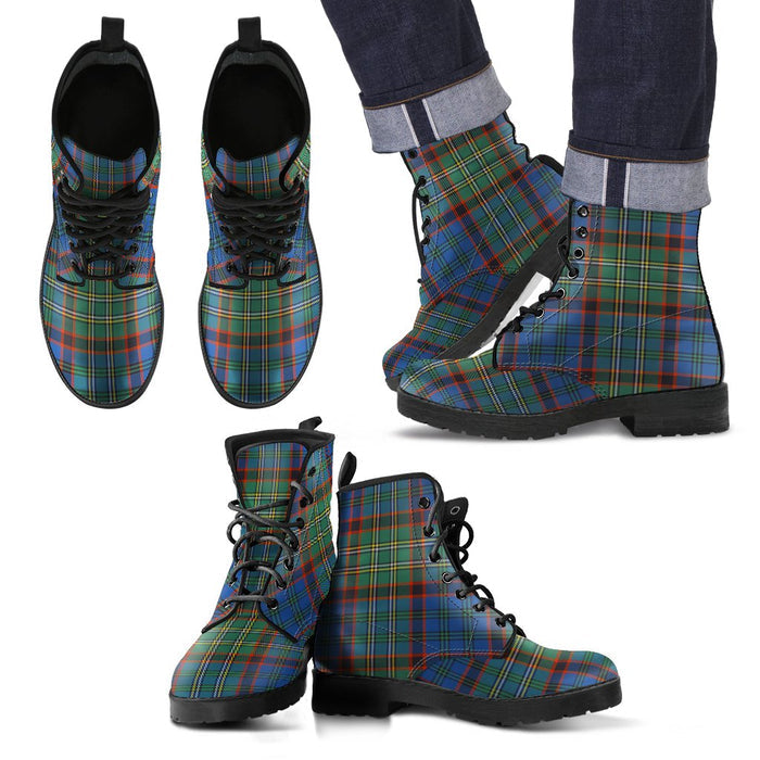 Nicolson Hunting Ancient Tartan Leather Boots Footwear Shoes
