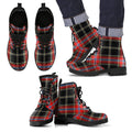 Norwegian Night Tartan Leather Boots Footwear Shoes