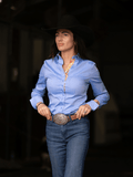 OG Blue Chambray Women’s Western Shirt