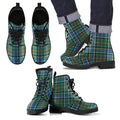 Ogilvie Hunting Ancient Tartan Leather Boots Footwear Shoes