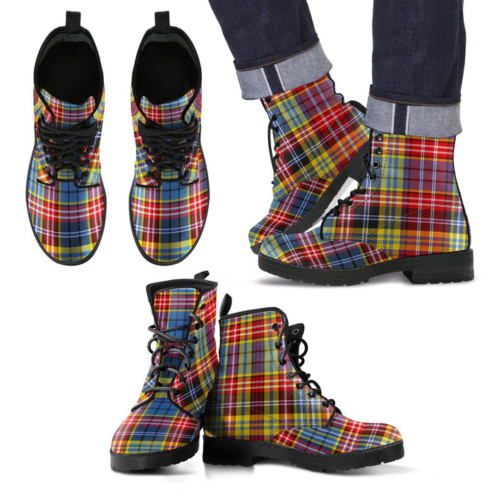 Ogilvie of Airlie Ancient Tartan Leather Boots Footwear Shoes