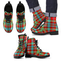 Ogilvie Tartan Leather Boots Footwear Shoes