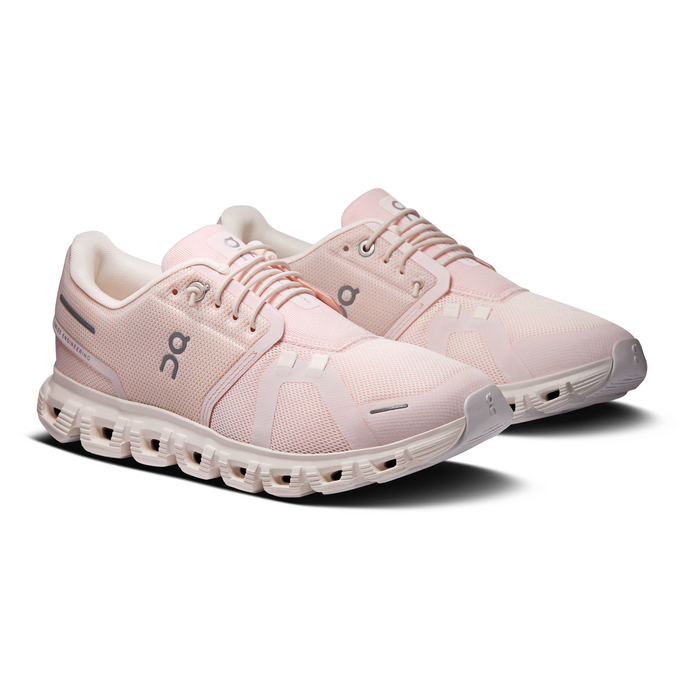 On Running Cloud 6 Running Shoe (Women) - Salt/Gardenia Athletic - Running - Cushion - The Heel Shoe Fitters