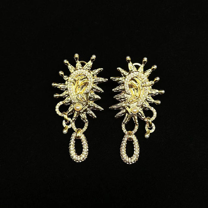 Pearl Tassel for Women  Jewelry Brass New European And American Trendy