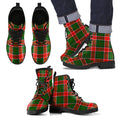 Pollock Modern Tartan Leather Boots Footwear Shoes