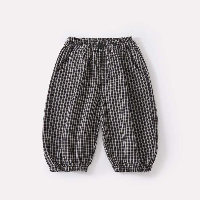 Polo Shirt and Mosquito-Repellent Pants Set  Casual Cotton Checkered Two-Piece Outfit