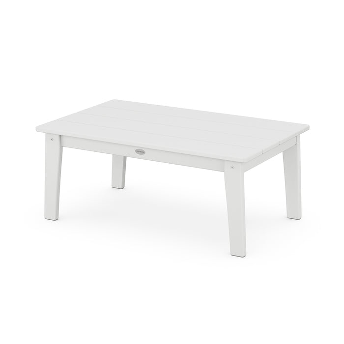 POLYWOOD Lakeside 23" x 36" coffee table in durable, weather-resistant materials.