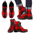Ramsay Modern Tartan Leather Boots Footwear Shoes