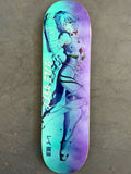 rei 3 8.25 X 32.25 ANODIZED PURPLE/AQUA MIXED PROCESS SIGNED 1 of 1