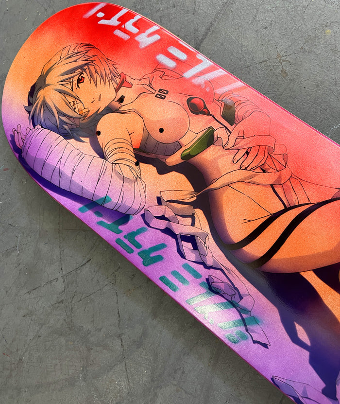 rei 3 8.25 X 32.25 ANODIZED RED/ORANGE/PURPLE MIXED PROCESS SIGNED 1 of 1