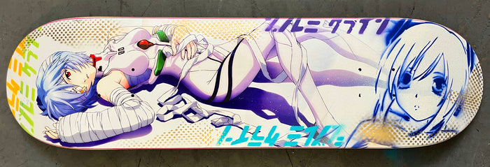 rei 3 8.25 X 32.25 WHITE/PINK MIXED PROCESS SIGNED 1 of 1