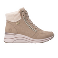 Remonte Eleni 77 Sneaker Boot (Women) - Camel/Off White Athletic - Casual - Lace Up - The Heel Shoe Fitters