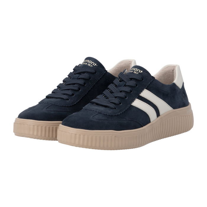 Remonte Levke D3E00 Sneaker (Women) - Mare/Cotton Athletic - Casual - Lace Up - The Heel Shoe Fitters