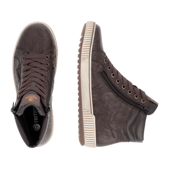 Remonte Maditta D0772 Sneaker Boot (Women) - Havanna Athletic - Casual - Lace Up - The Heel Shoe Fitters
