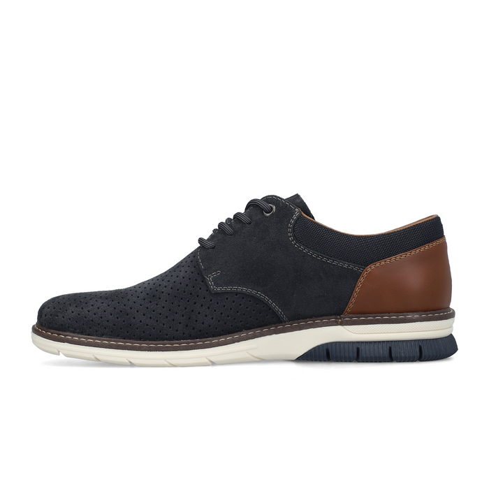 Rieker Dustin 25 Loafer (Men) - Kobalt/Amaretto/Ozean Dress-Casual - Loafer - The Heel Shoe Fitters