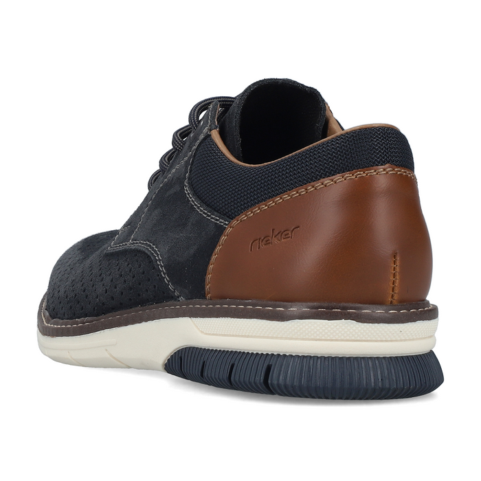 Rieker Dustin 25 Loafer (Men) - Kobalt/Amaretto/Ozean Dress-Casual - Loafer - The Heel Shoe Fitters