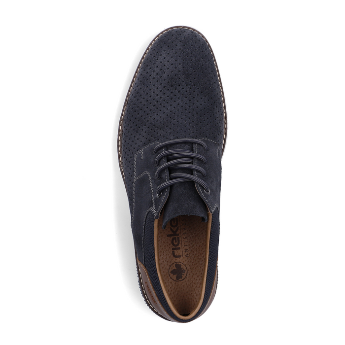 Rieker Dustin 25 Loafer (Men) - Kobalt/Amaretto/Ozean Dress-Casual - Loafer - The Heel Shoe Fitters