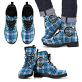 Roberton Tartan Leather Boots Footwear Shoes