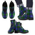 Robertson Hunting Modern Tartan Leather Boots Footwear Shoes