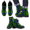 Rollo Modern Tartan Leather Boots Footwear Shoes