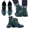 Rose Hunting Ancient Tartan Leather Boots Footwear Shoes