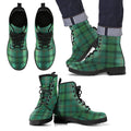 Ross Hunting Ancient Tartan Leather Boots Footwear Shoes
