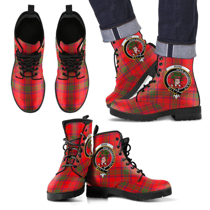 Ross Modern Leather Boots Footwear Shoes