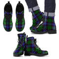 Russell Modern Tartan Leather Boots Footwear Shoes