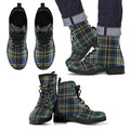SCOTT GREEN MODERN Tartan Leather Boots Footwear Shoes