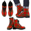 SCOTT MODERN Tartan Leather Boots Footwear Shoes
