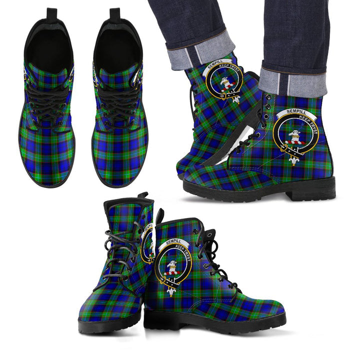 Sempill Modern Leather Boots Footwear Shoes
