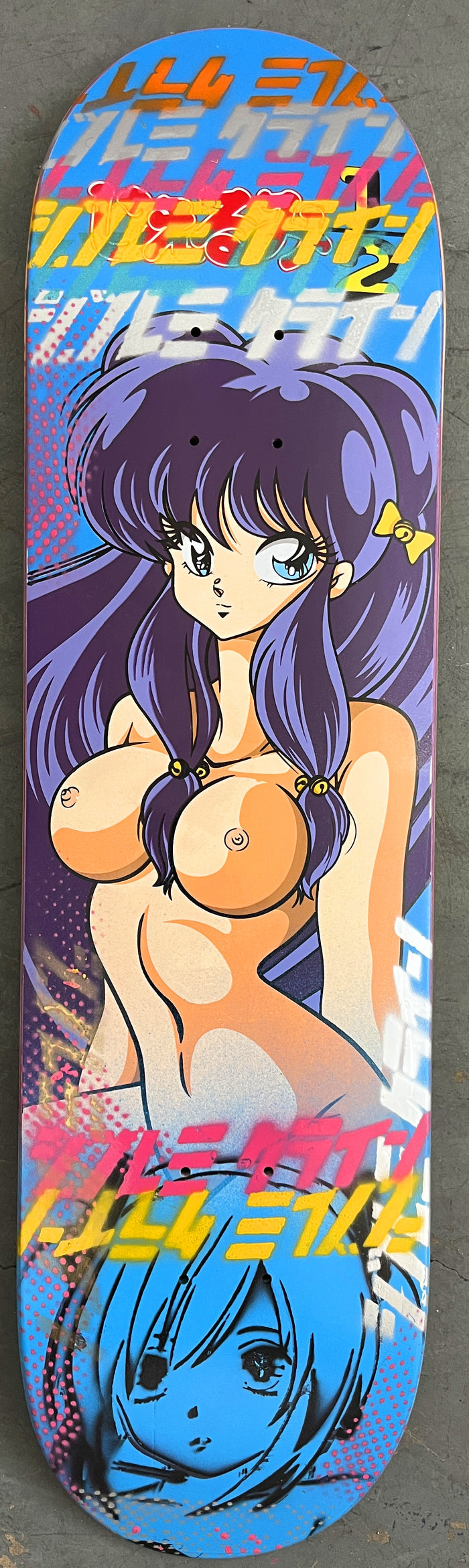 shampoo BLUE/PINK 8.25 X 32 MIXED PROCESS 1 OF 1 SIGNED