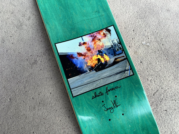 SIGNED destruction van destruction set 8.5 METALLIC BLUE