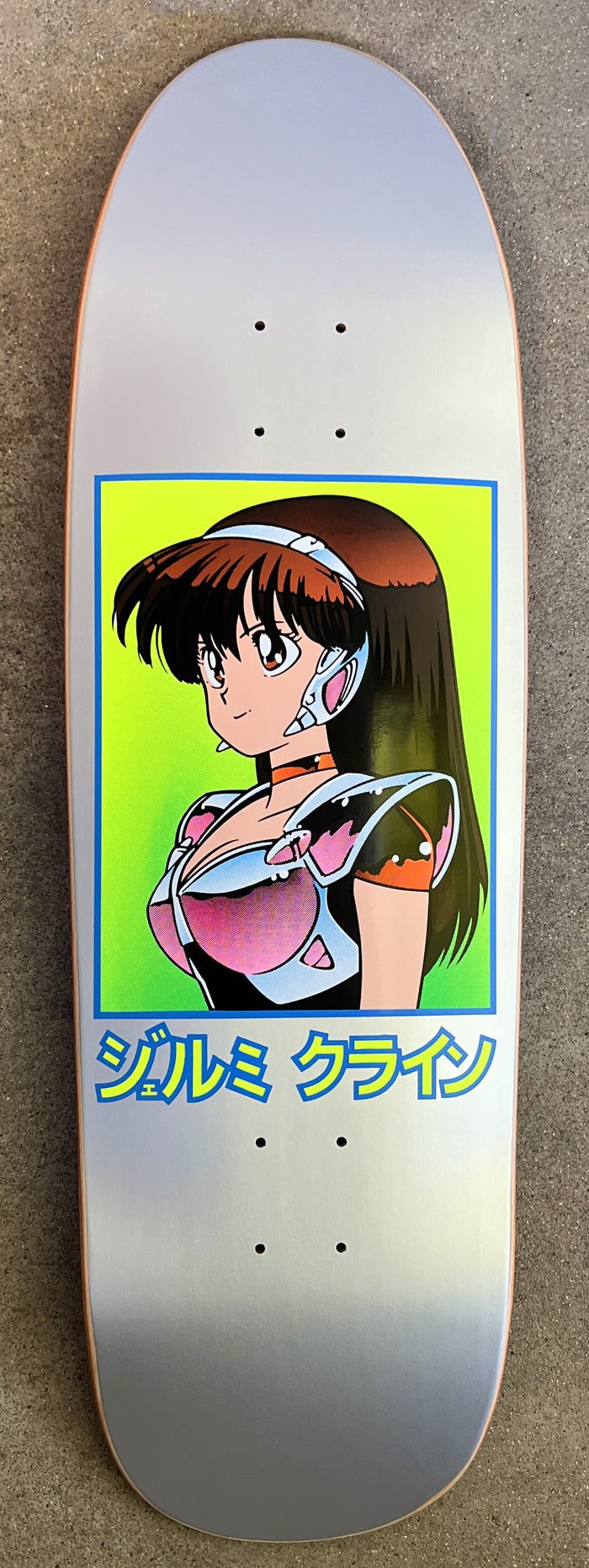 SIGNED dream girl board METALLIC SILVER original size 9.5 X 31.75