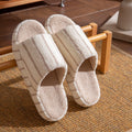 Silent opening slippers for men's home indoor soft thick bottom anti slip floor slippers