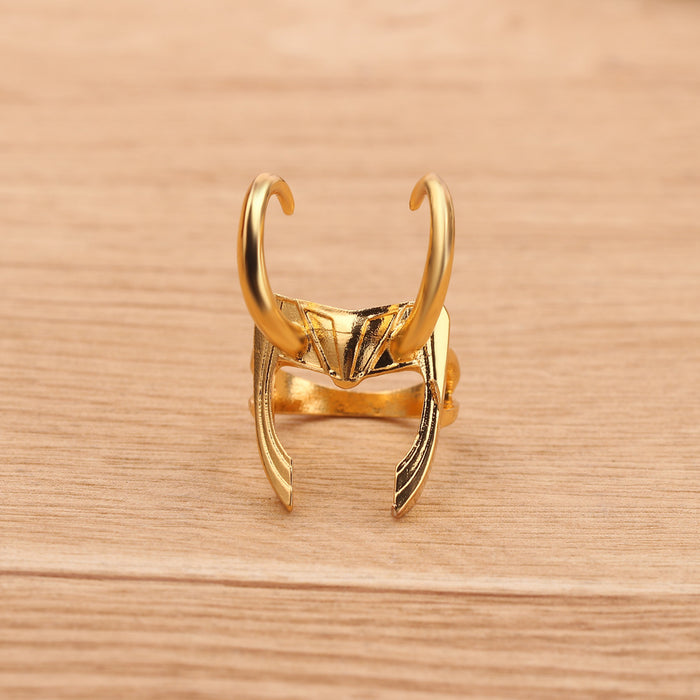 Simple Design Rocky Ring Jewelry Irregular Gold Fang Ring Finger Ring Jewelry
